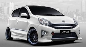 Toyota Agya for rent in Bali