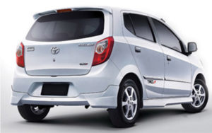 Toyota Agya in Bali