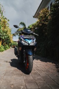 Rent Yamaha aerox in Bali