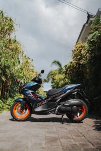 Rent yamaha aerox in Bali