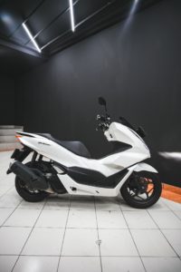 hire white honda pcx in Bali