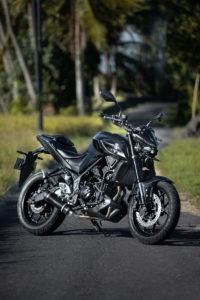 mt25 black for rent in Bali