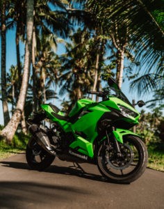 Kawasaki ninja 250 for rent in Bali
