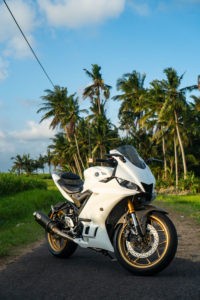Yamaha R3 for rent in Bali