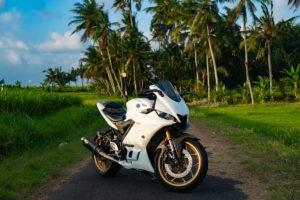 Yamaha R3 for rent in Bali