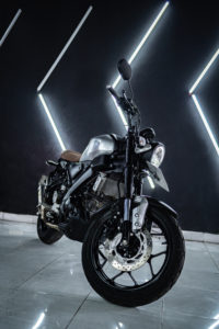 Yamaha XSR silver for rent in Bali