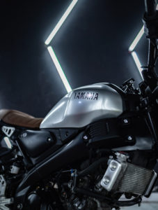 Yamaha XSR silver for rent in Bali