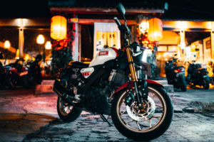 Yamaha XSR for rent in Bali