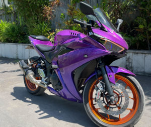 yamaha r3 abs hire bali