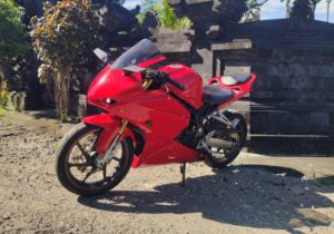 honda cbr forced hire in bali