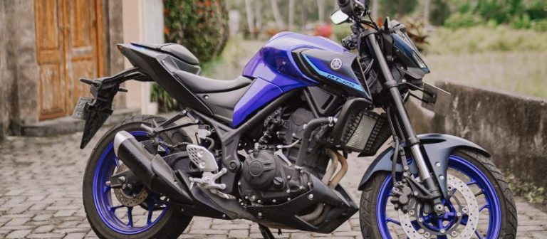 New Yamaha MT-25 for rent in Bali
